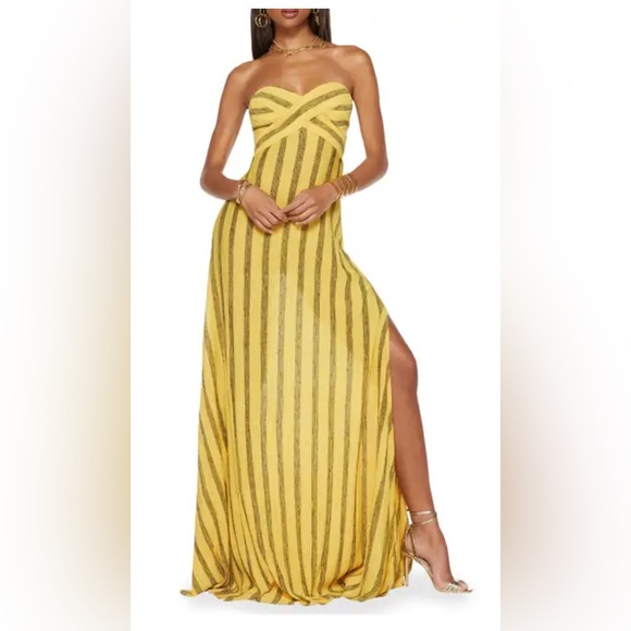 Ramy Brook Dresses & Skirts - Ramy Brook Faretta strapless pleated knit gown